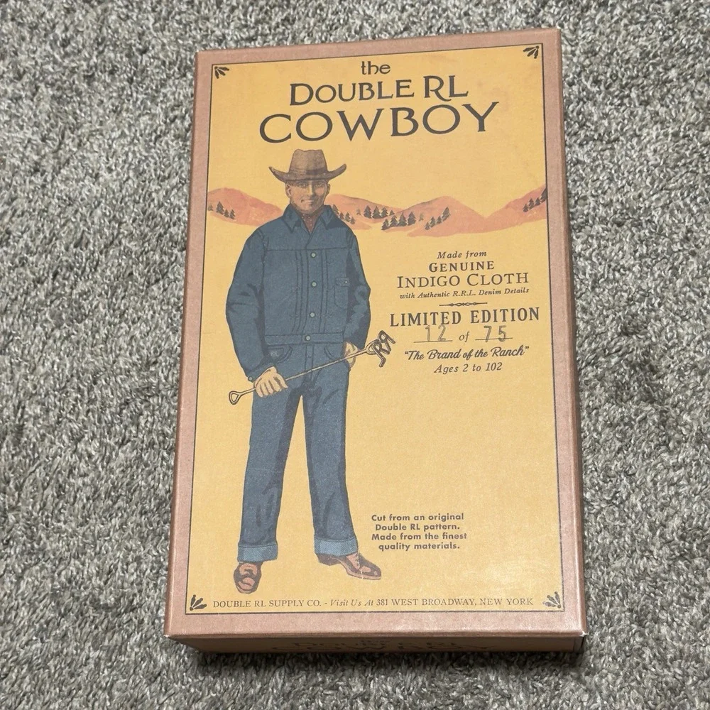 RRL Ralph Lauren Limited-Edition Cowboy Doll -RARE 12 Of 75 NIB